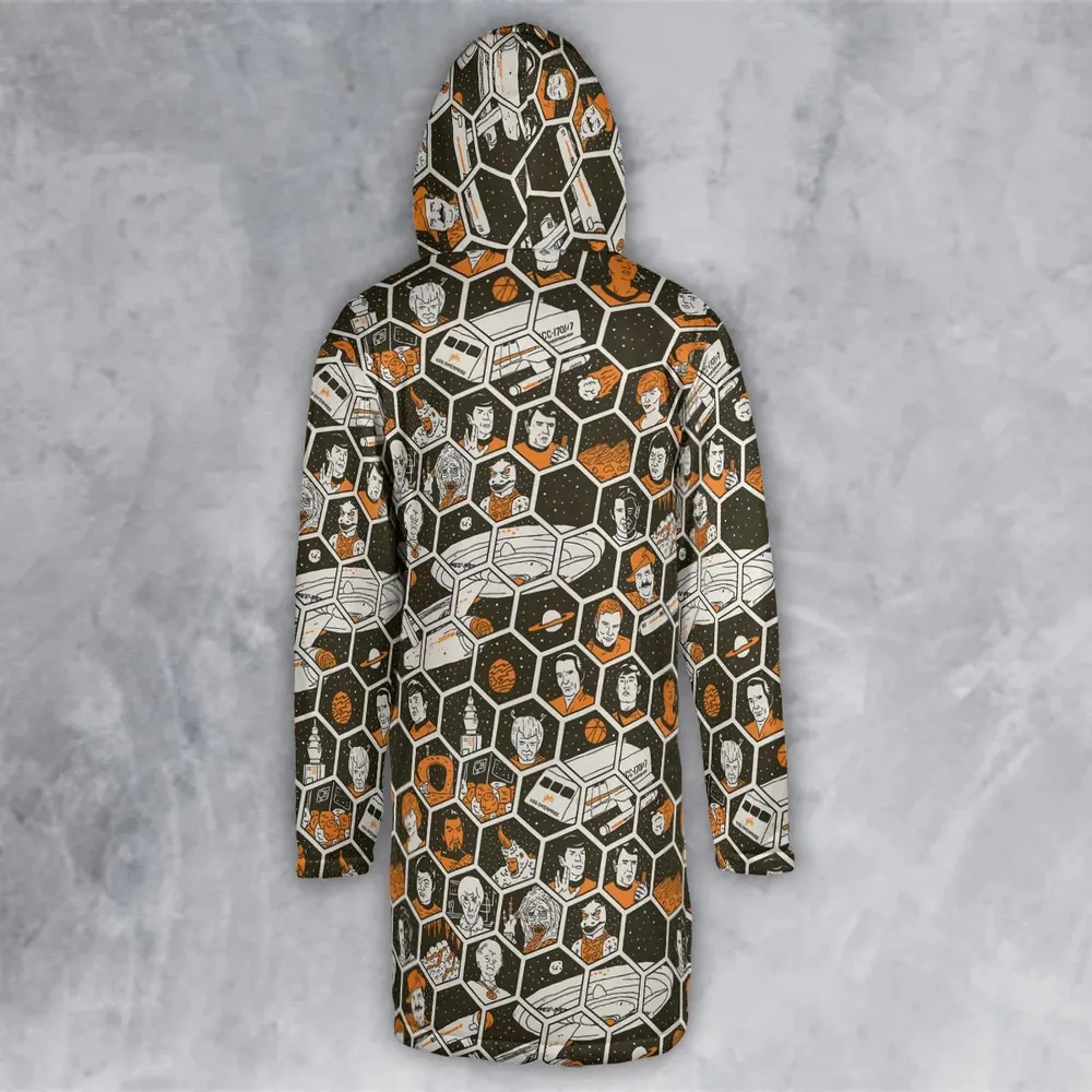 TrekToon Star Trek Hive Pattern Hooded Cloak Coat - 3