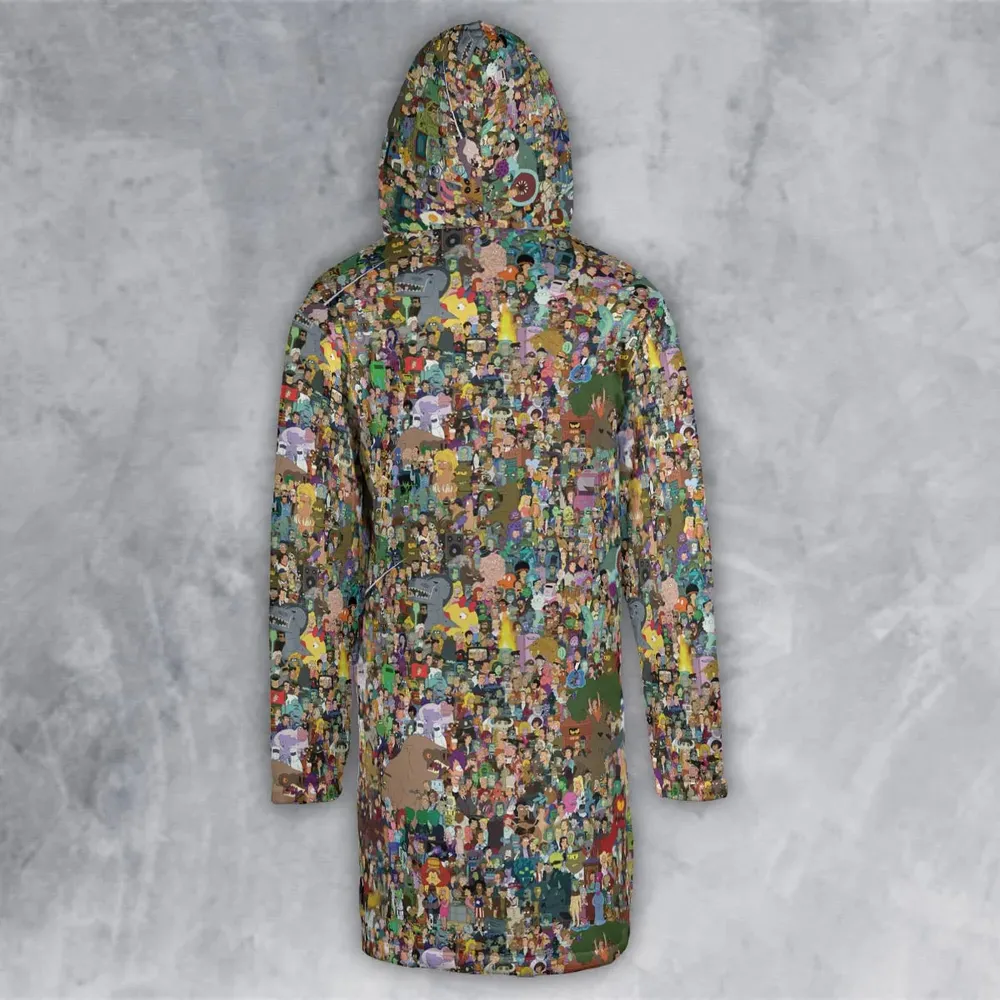 Futurama Characters Hooded Cloak Coat - 3