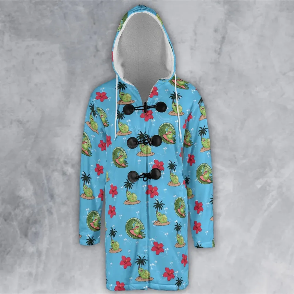 Ghostbusters Slimer Summer Vibes Hooded Cloak Coat - 2