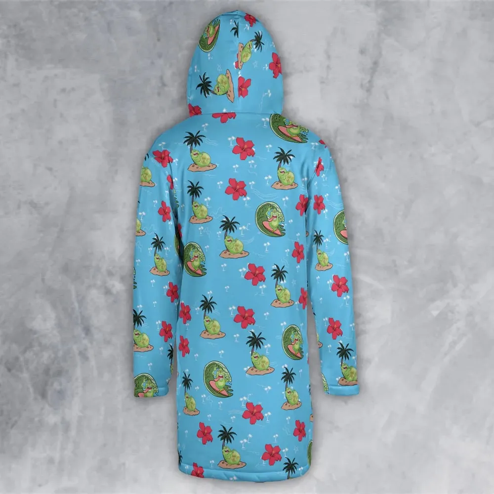 Ghostbusters Slimer Summer Vibes Hooded Cloak Coat - 3