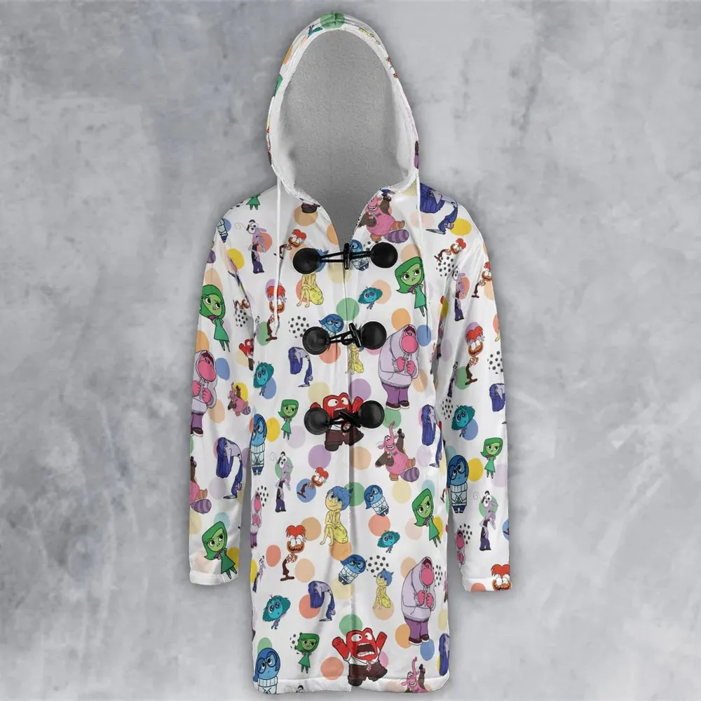 Emotion Characters Inside Out Hooded Cloak Coat - 2