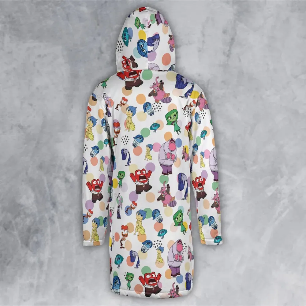 Emotion Characters Inside Out Hooded Cloak Coat - 3