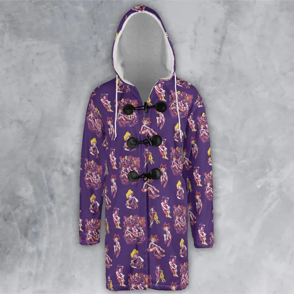 Yu Gi Oh Characters Patterns Hooded Cloak Coat - 2