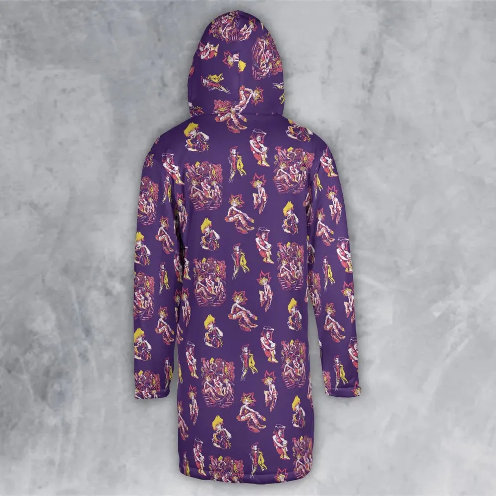 Yu Gi Oh Characters Patterns Hooded Cloak Coat - 3