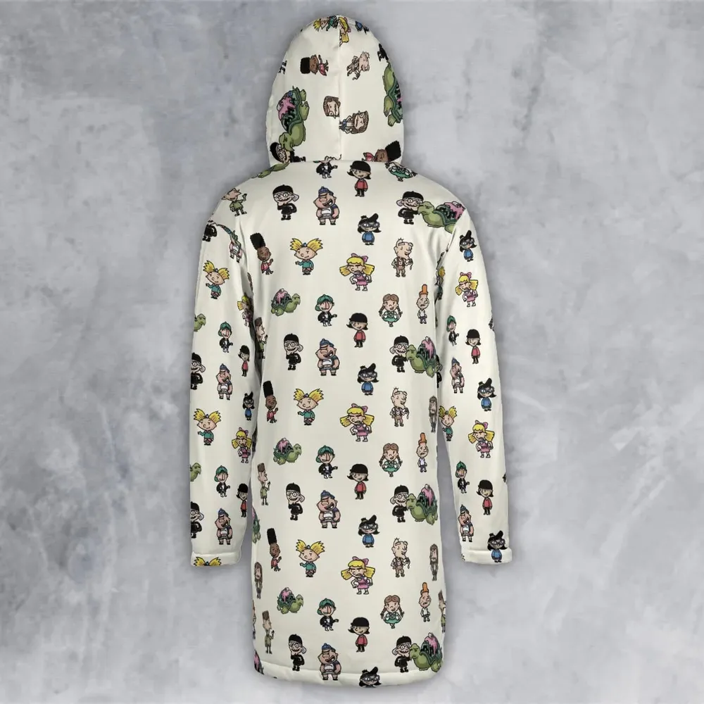 Hey Arnold Characters Hooded Cloak Coat - 3