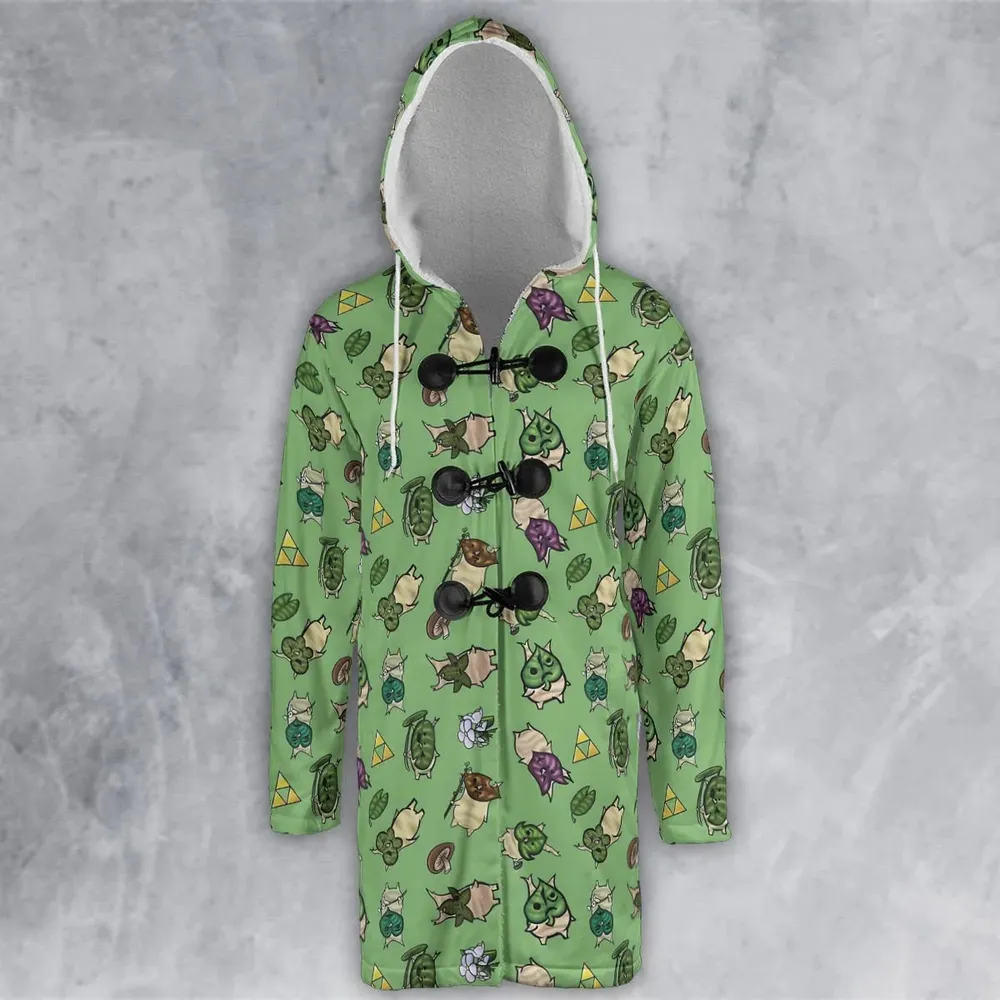 Korok Style The Legend of Zelda Hooded Cloak Coat - 2