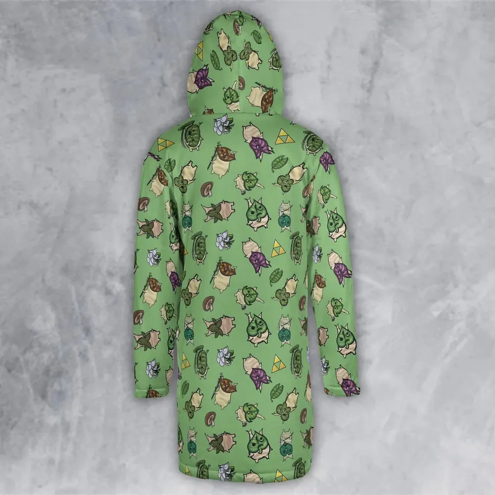 Korok Style The Legend of Zelda Hooded Cloak Coat - 3