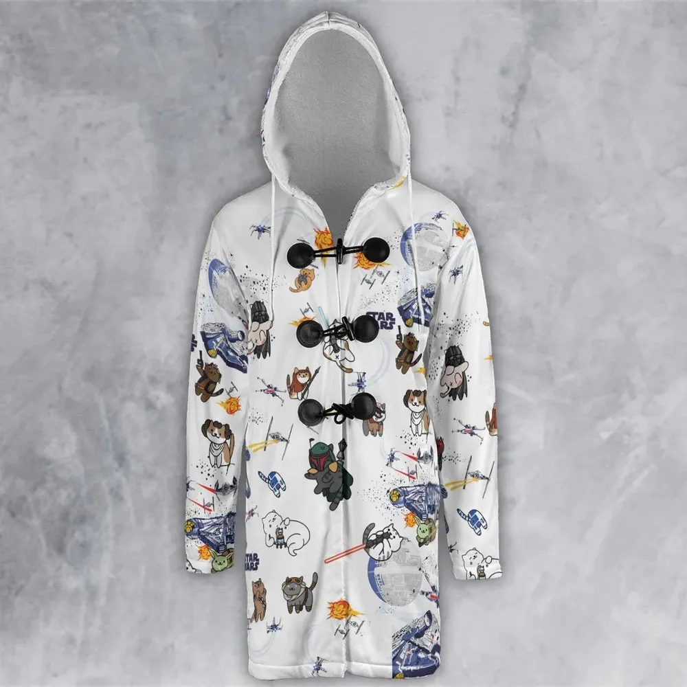 Star Wars Cats Hooded Cloak Coat - 2