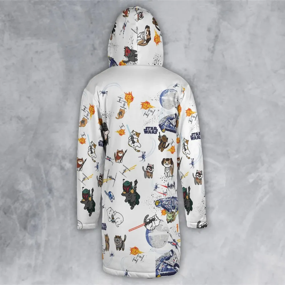 Star Wars Cats Hooded Cloak Coat - 3
