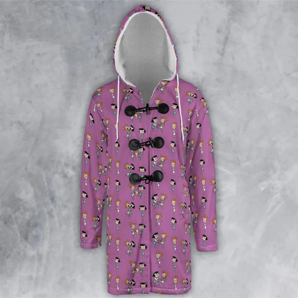 Wilma and Betty The Flintstones Hooded Cloak Coat - 2