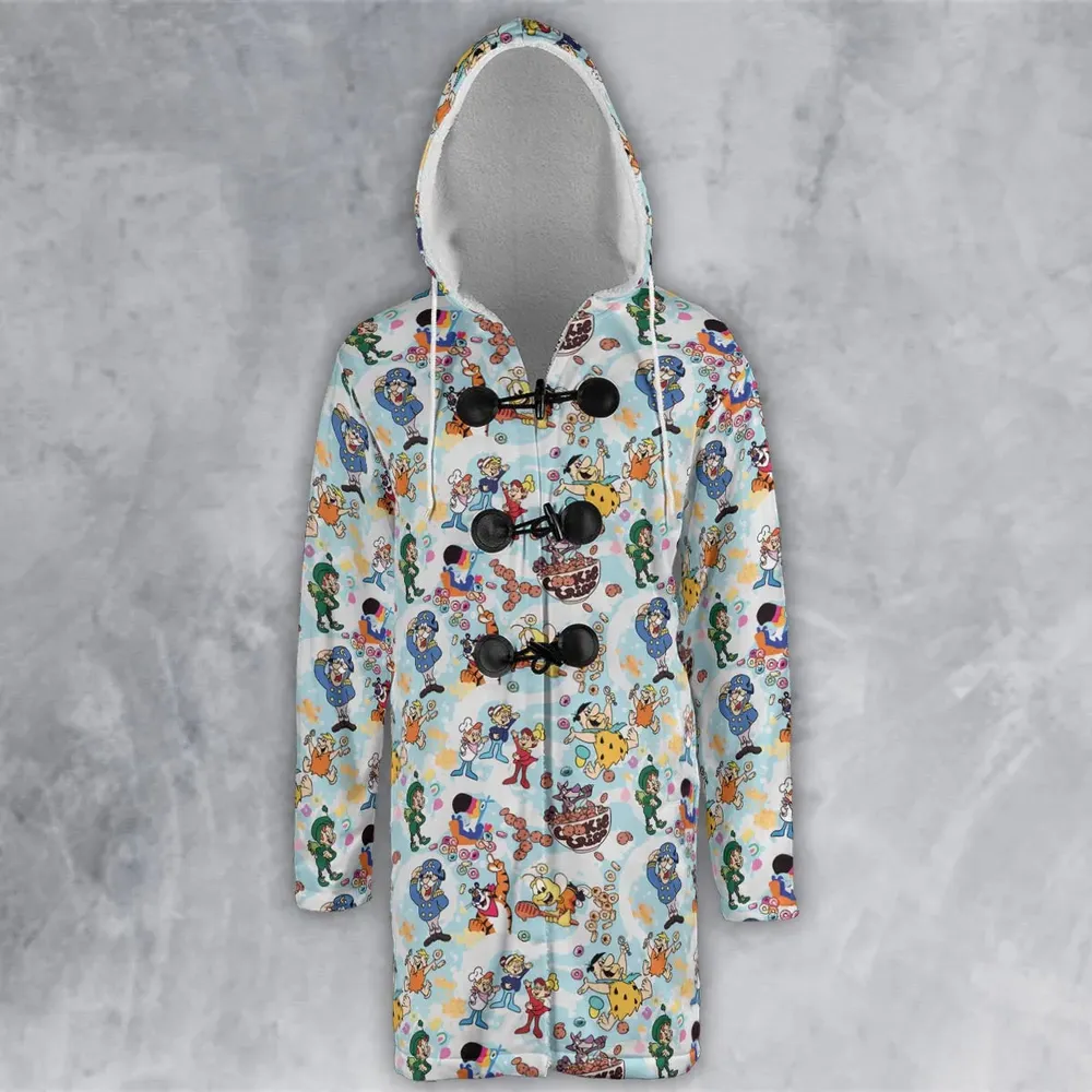 Cereal Favs Large Scale Hooded Cloak Coat - 2