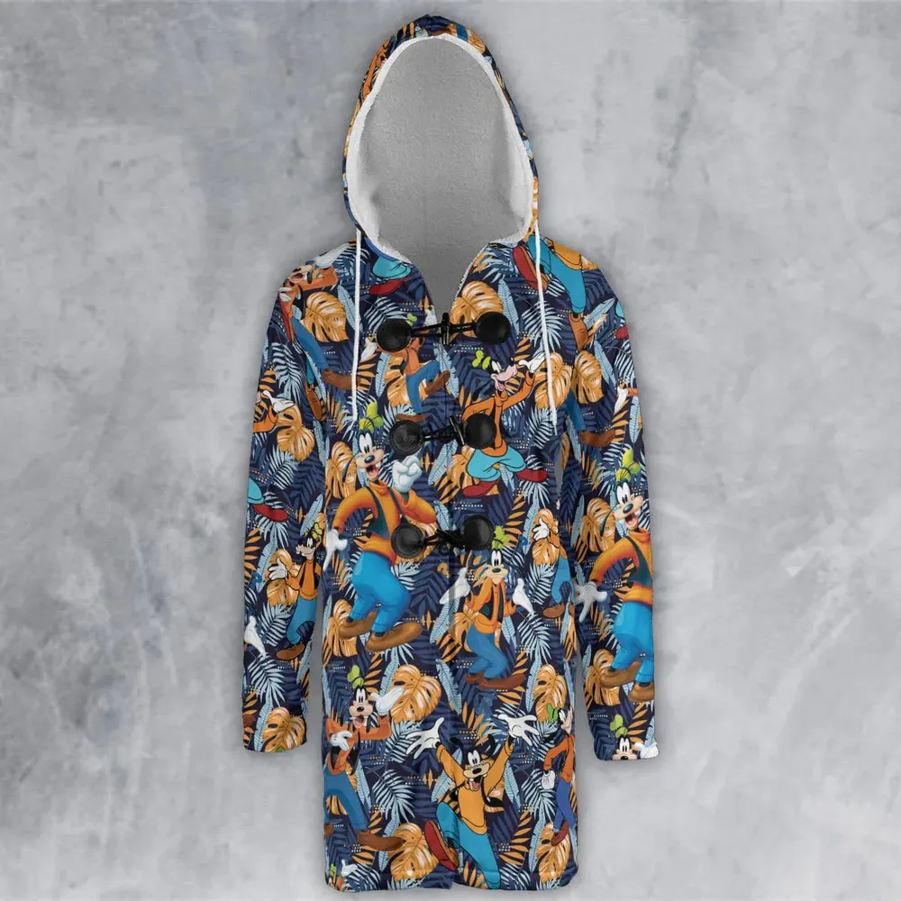 Goofy Aloha Hooded Cloak Coat - 2
