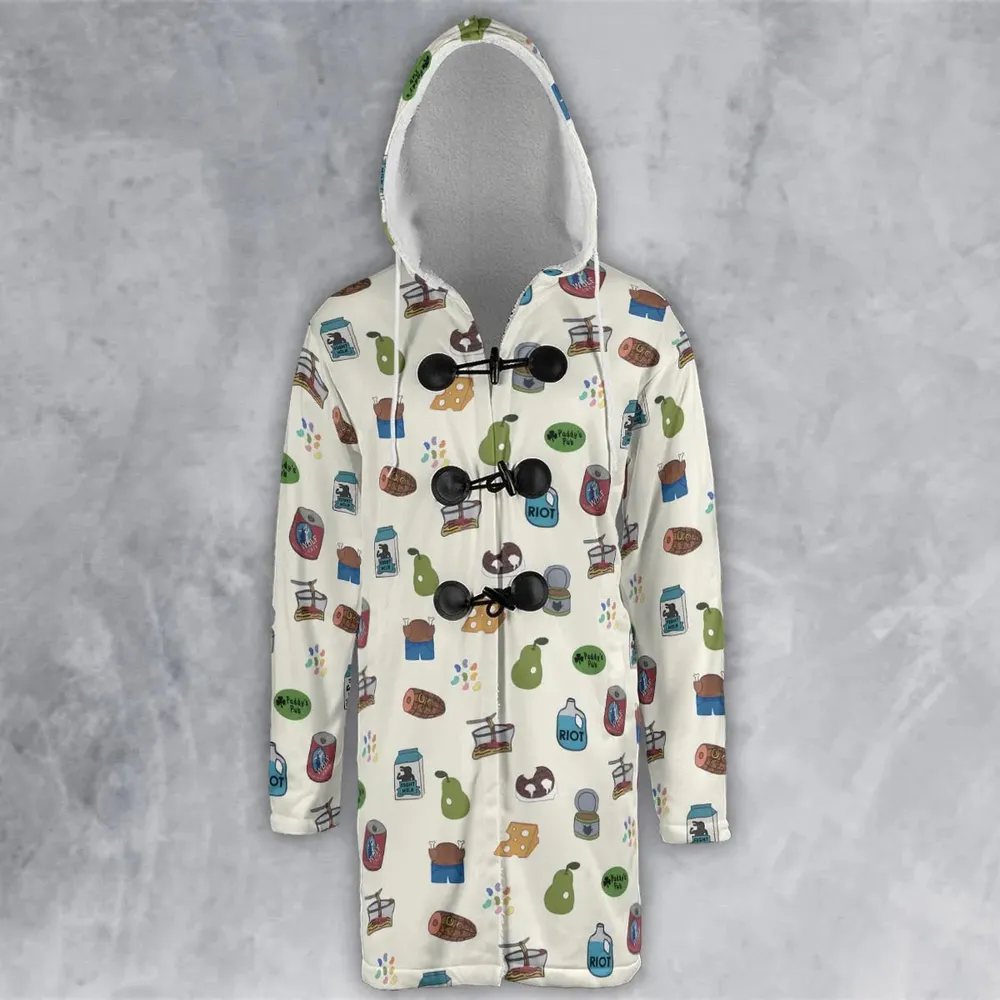 The Food of It's Always Sunny In Philadelphia Hooded Cloak Coat - 2