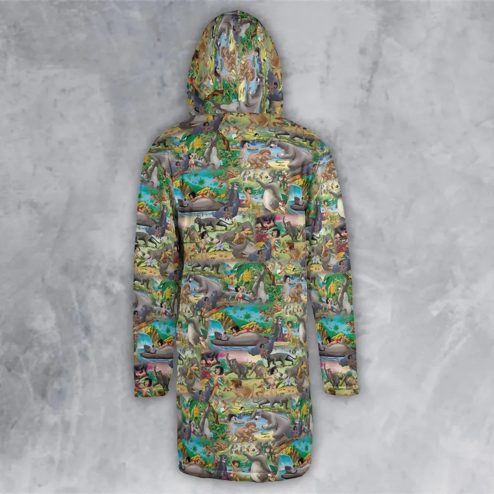 The Jungle Book Rudyard Kipling Seamless Hooded Cloak Coat - 3