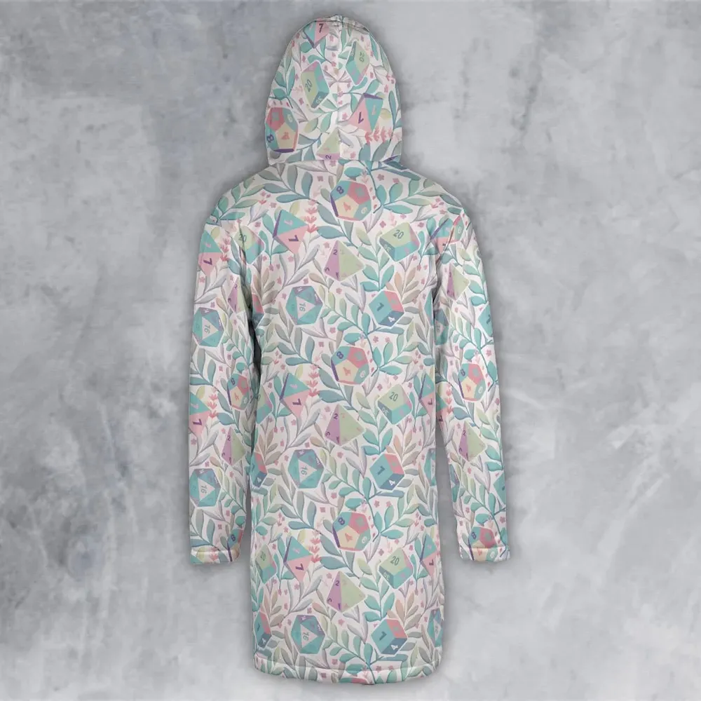 Dice Flower Soft DnD Hooded Cloak Coat - 3