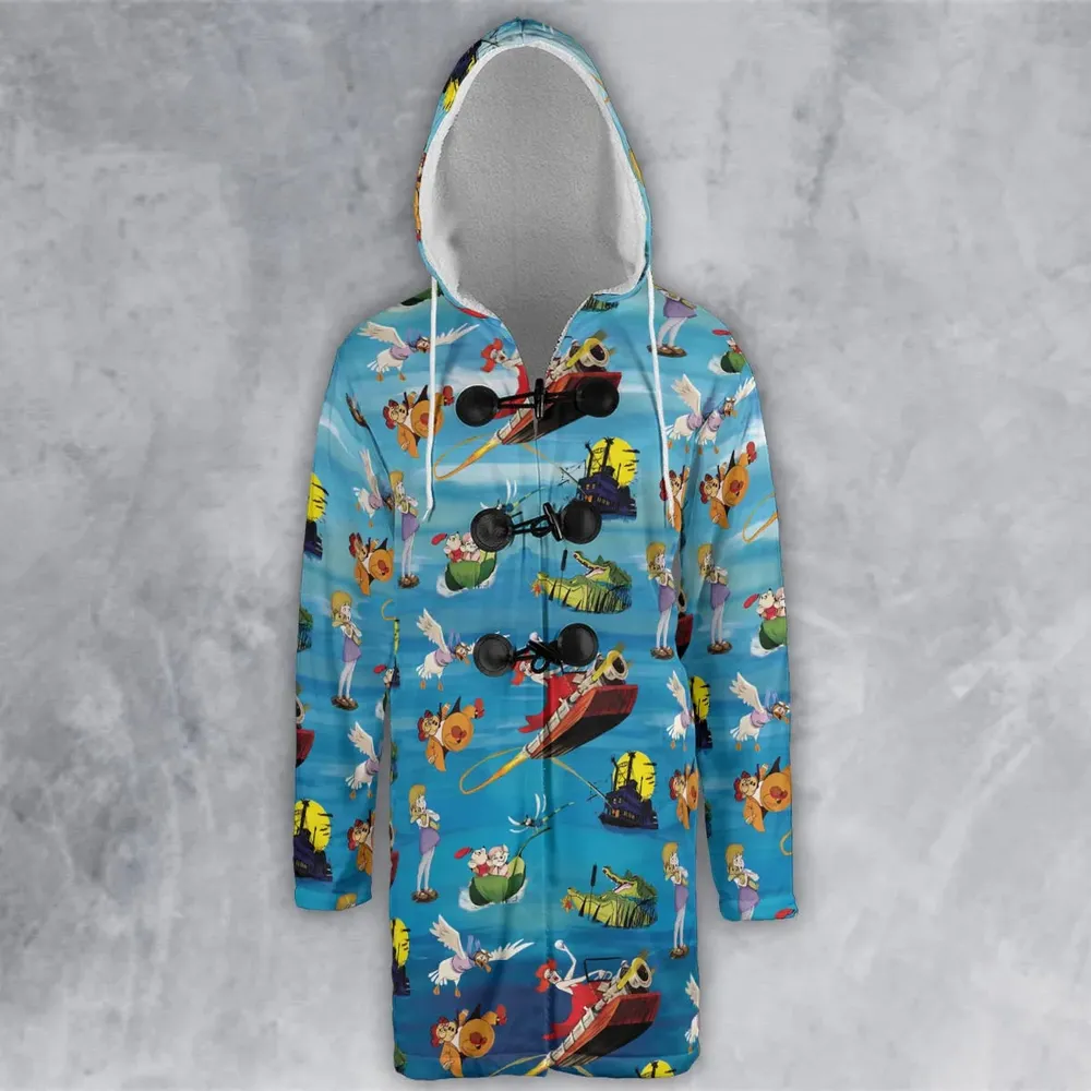 Chasing The Rescuers Characters Hooded Cloak Coat - 2