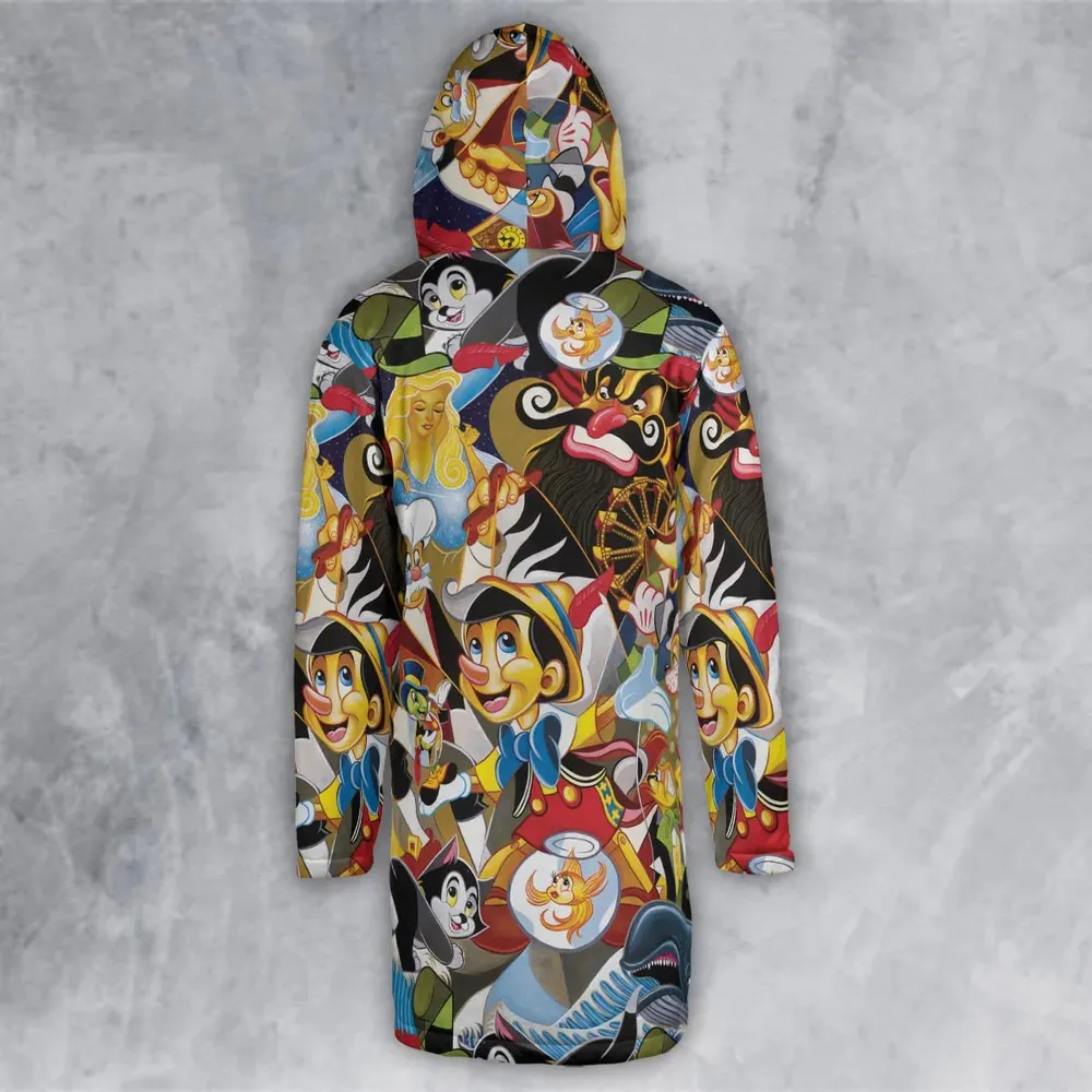 Pinocchio Seamless Hooded Cloak Coat - 3