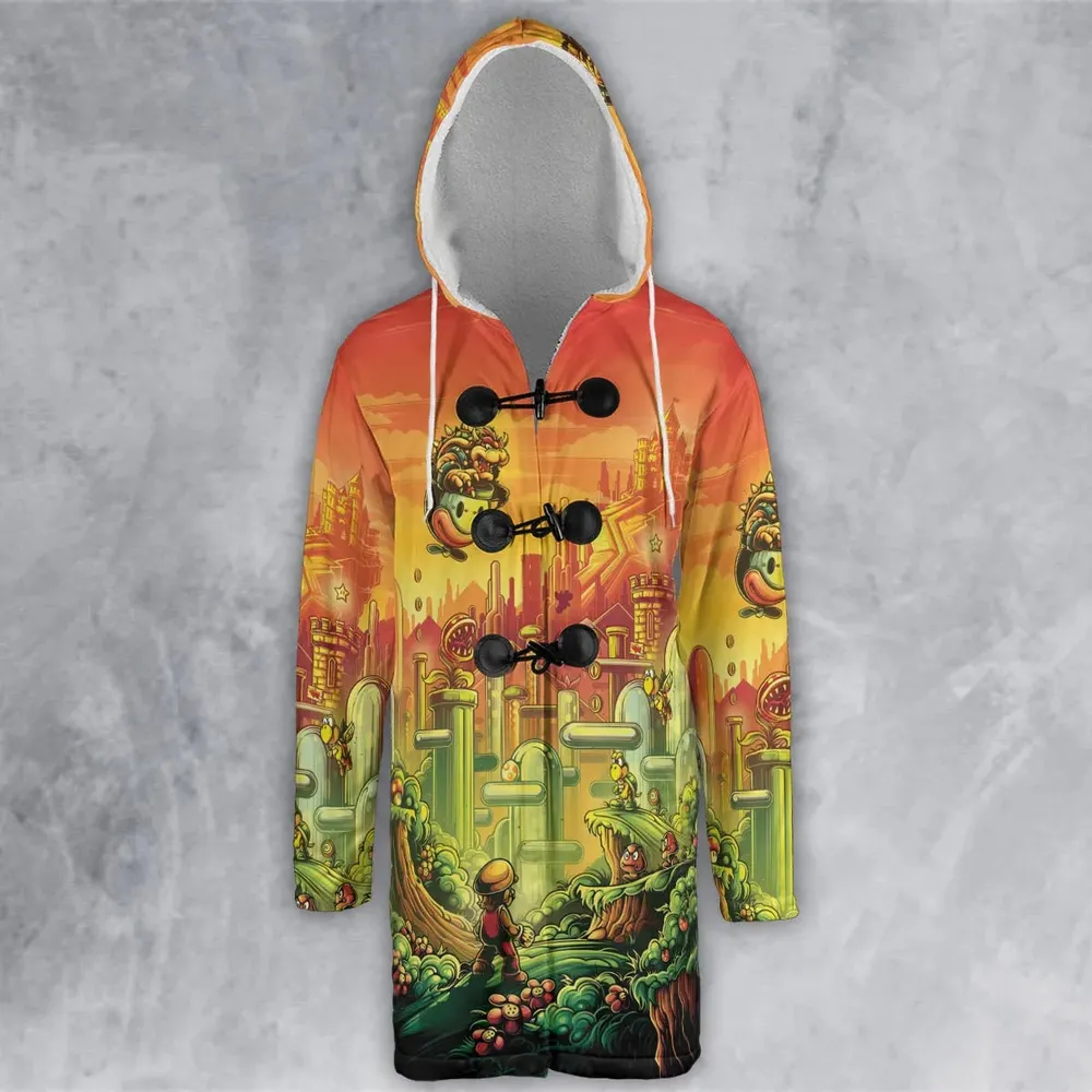 Plumber Kingdom Super Mario Hooded Cloak Coat - 2