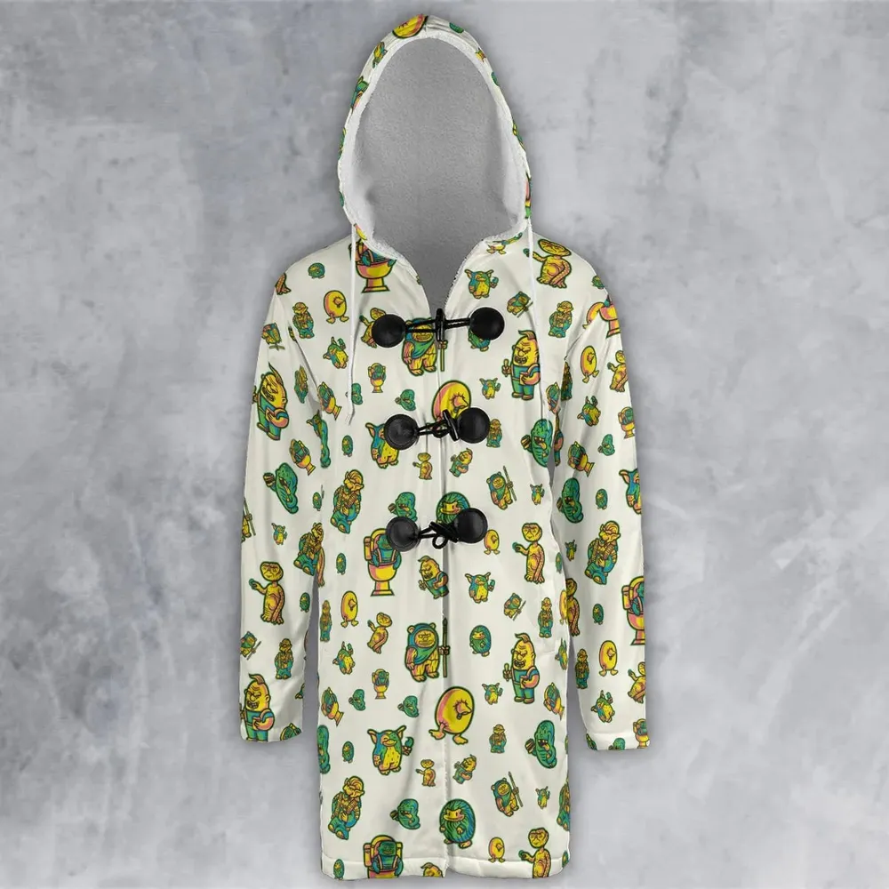 80s But Goodies Hooded Cloak Coat - 2