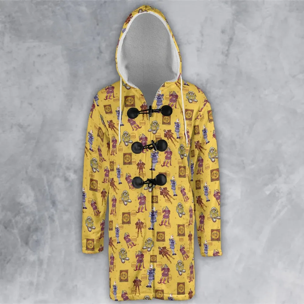 Vintage Burger King Commercial 1980 Hooded Cloak Coat - 2