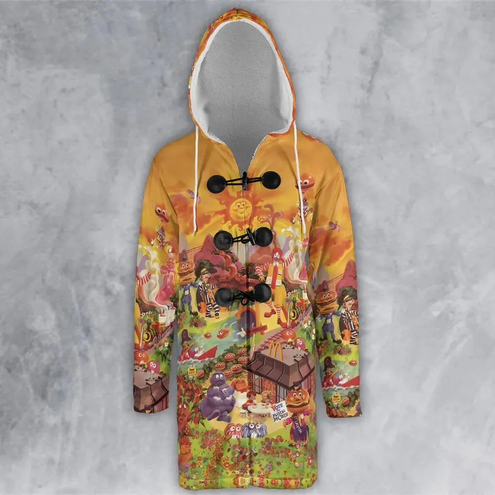 Wonder Foodland The Siege Of Mcdonaldland Hooded Cloak Coat - 2