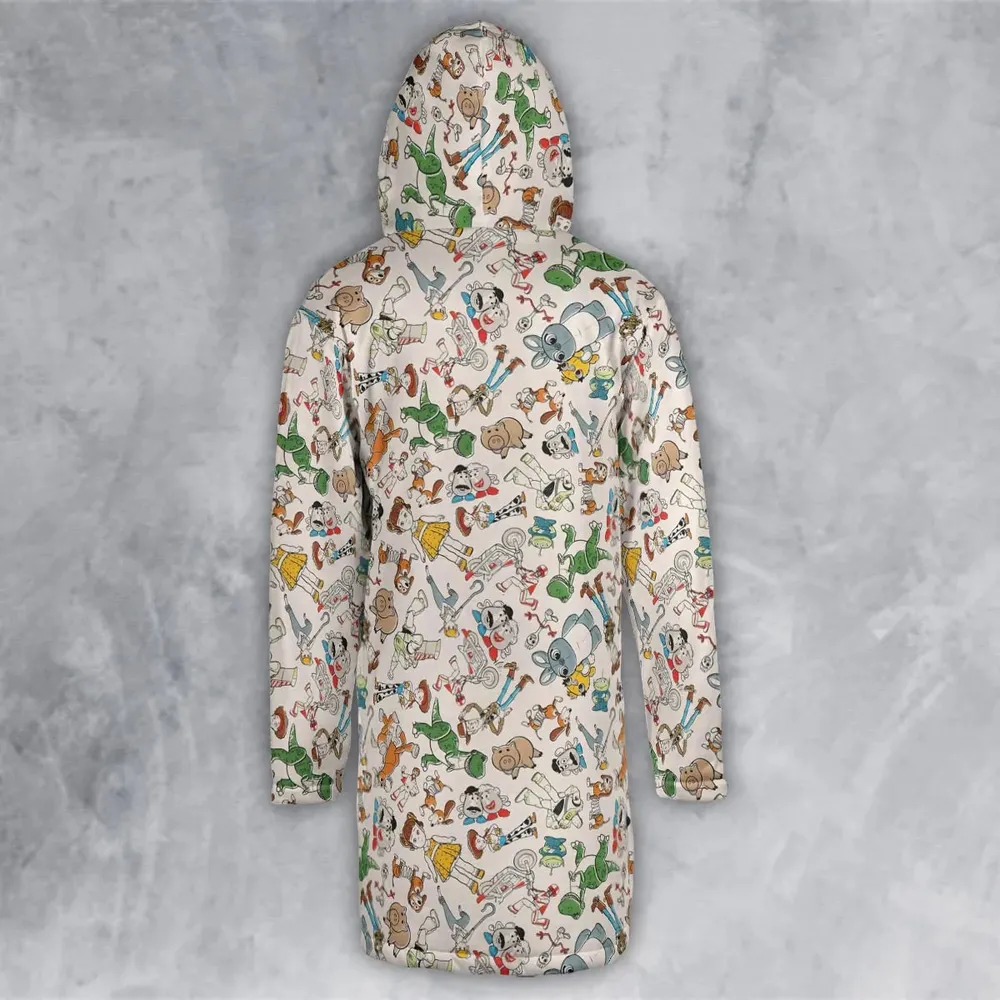 Toy Story Toss Pattern Hooded Cloak Coat - 3