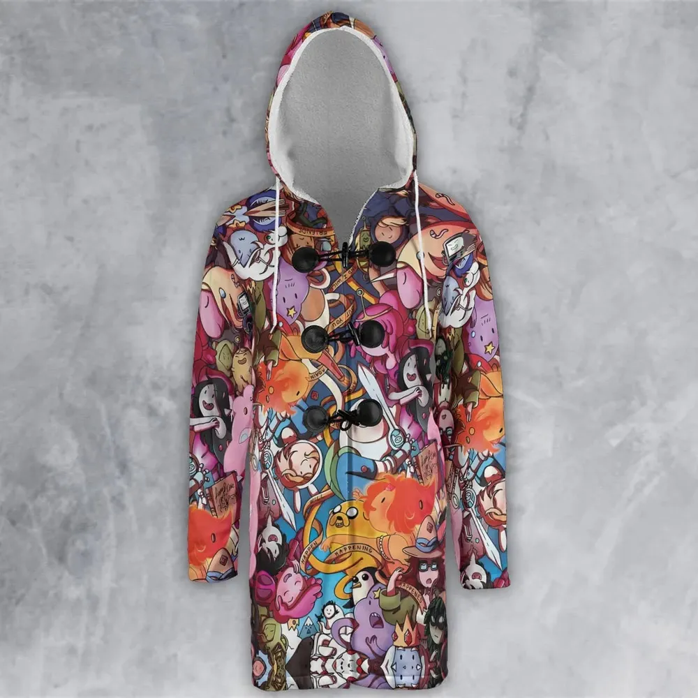 Land of Ooo Adventure Time Hooded Cloak Coat - 2