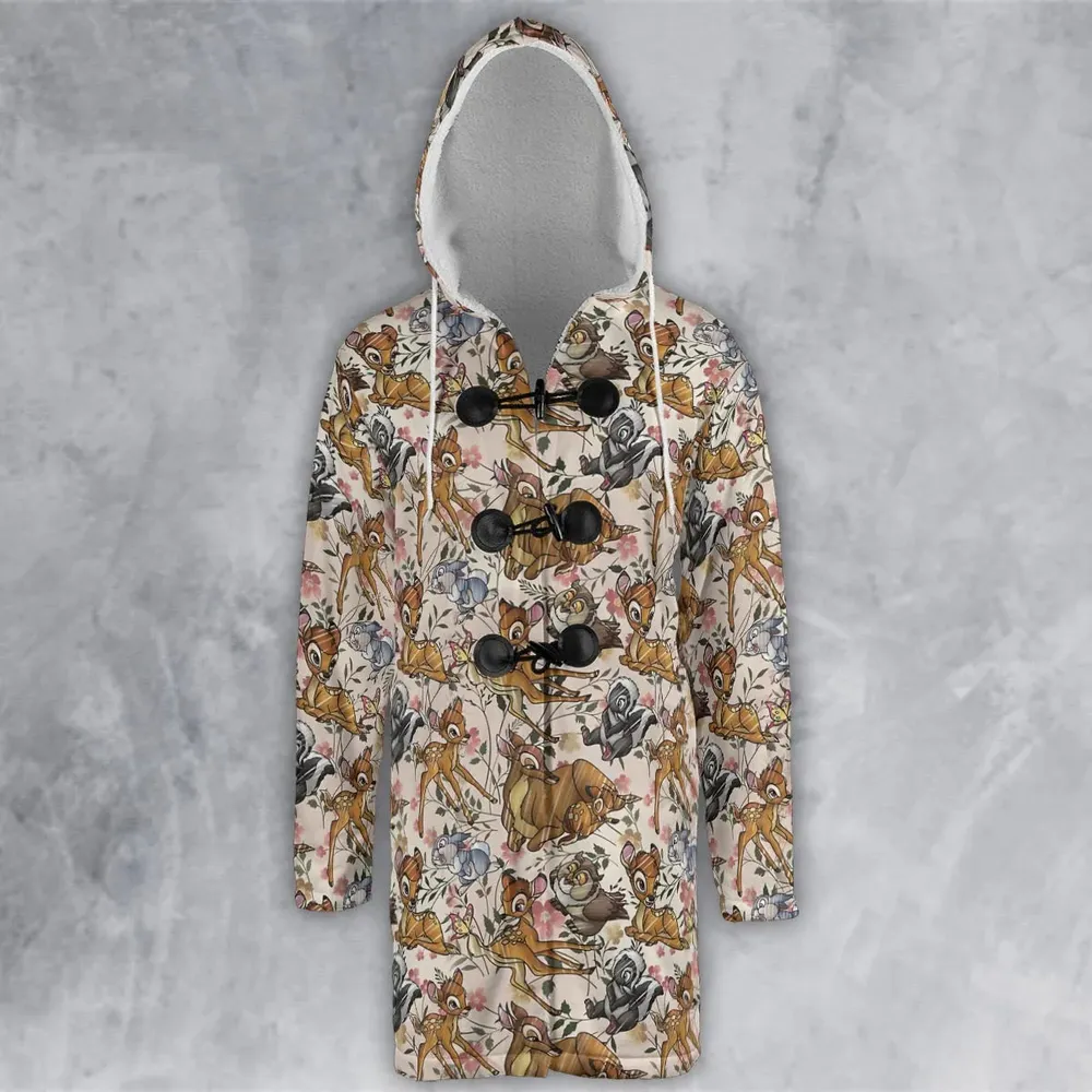 Little Wild Bambi Hooded Cloak Coat - 2