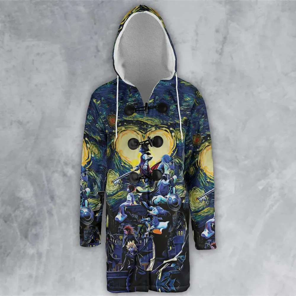 Kingdom Hearts Starry Night Hooded Cloak Coat - 2