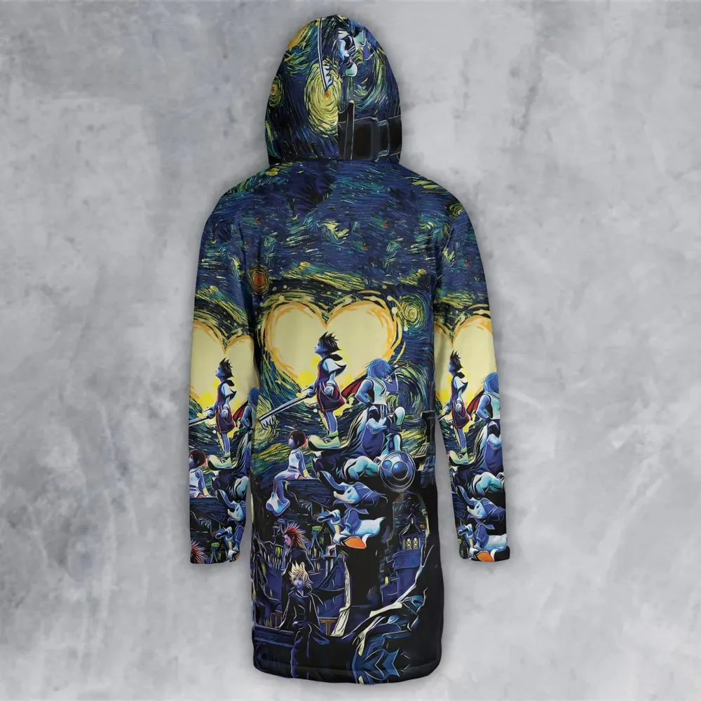 Kingdom Hearts Starry Night Hooded Cloak Coat - 3