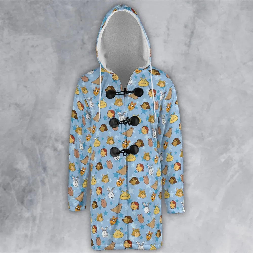 Arthur Characters Hooded Cloak Coat - 2