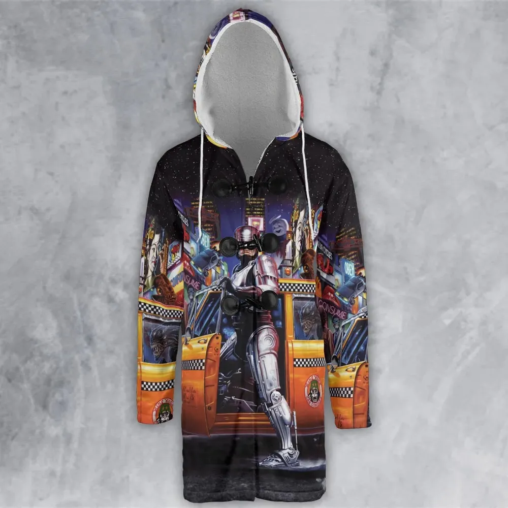 Movies Mashup Hooded Cloak Coat - 2