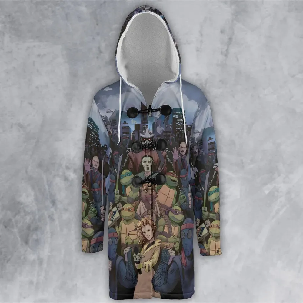 Turtles vs Ninja Teenage Mutant Ninja Turtles Hooded Cloak Coat - 2