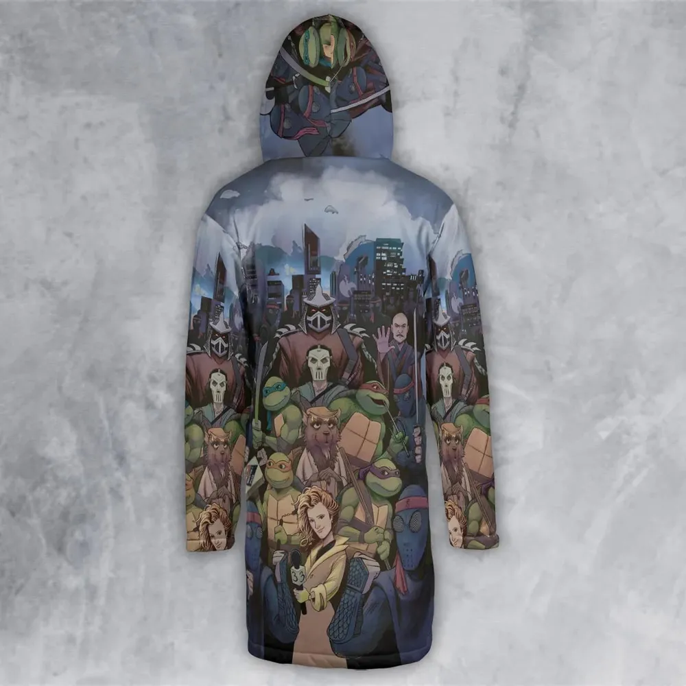 Turtles vs Ninja Teenage Mutant Ninja Turtles Hooded Cloak Coat - 3