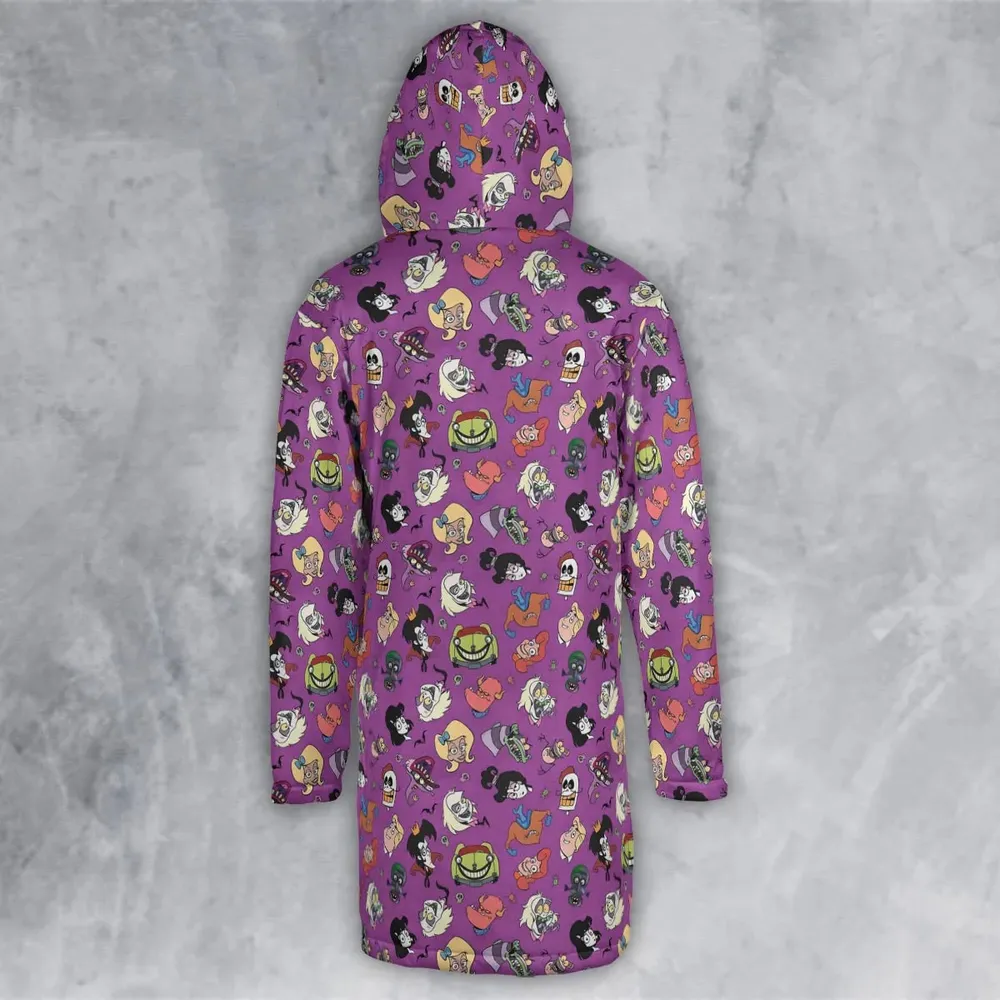 Beetlejuice Cartoon Vintage Hooded Cloak Coat - 3