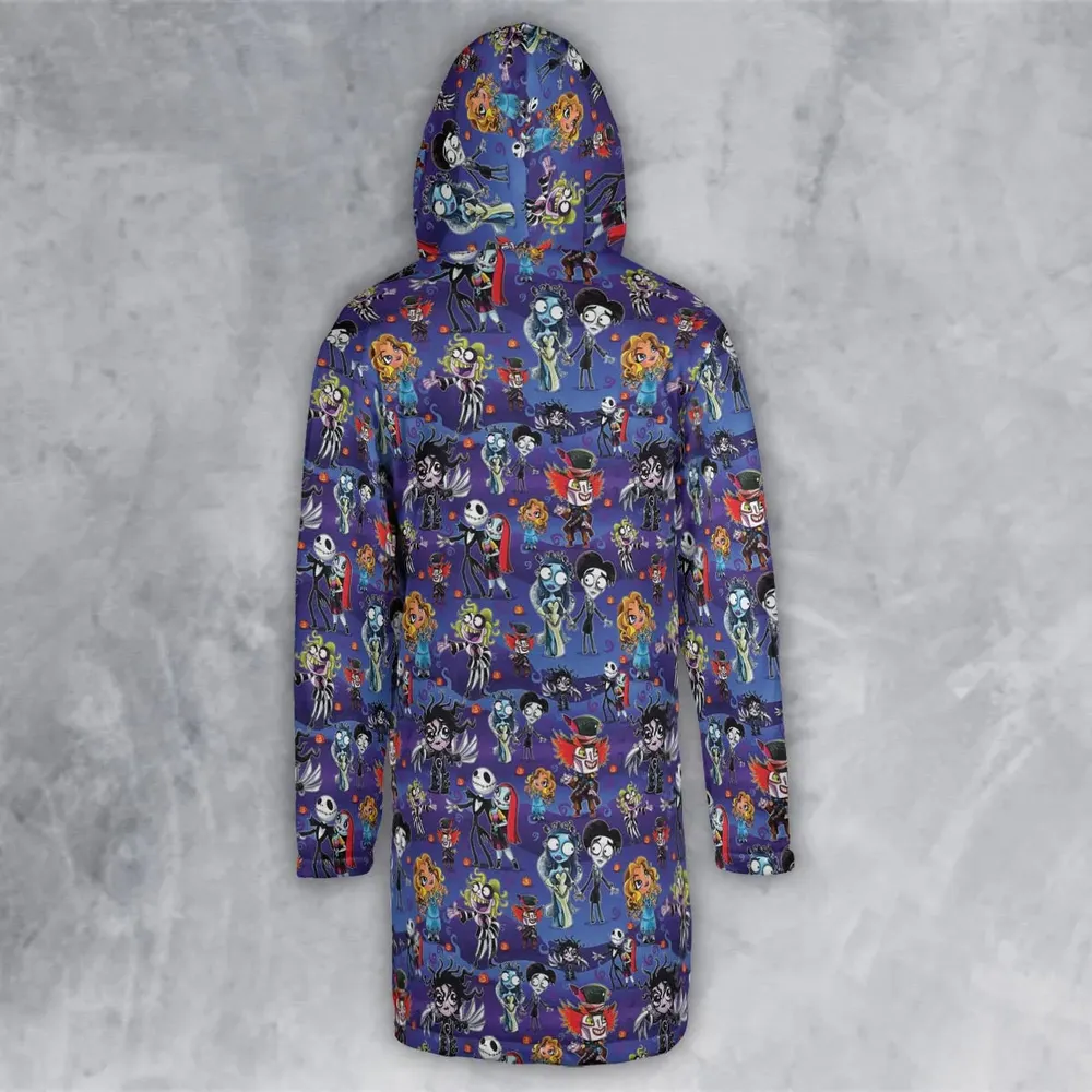 Tim Burton Movies Hooded Cloak Coat - 3