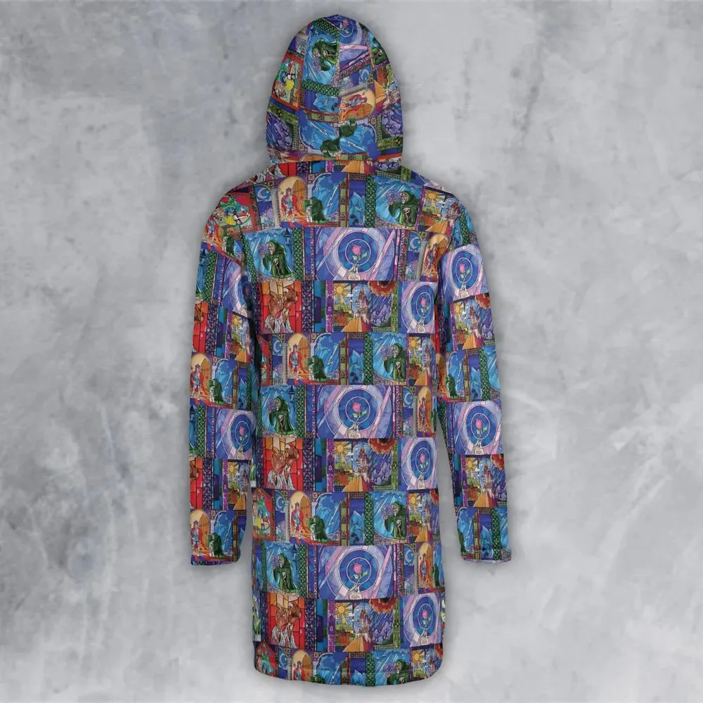 Beauty And The Beast Story Windows Hooded Cloak Coat - 3