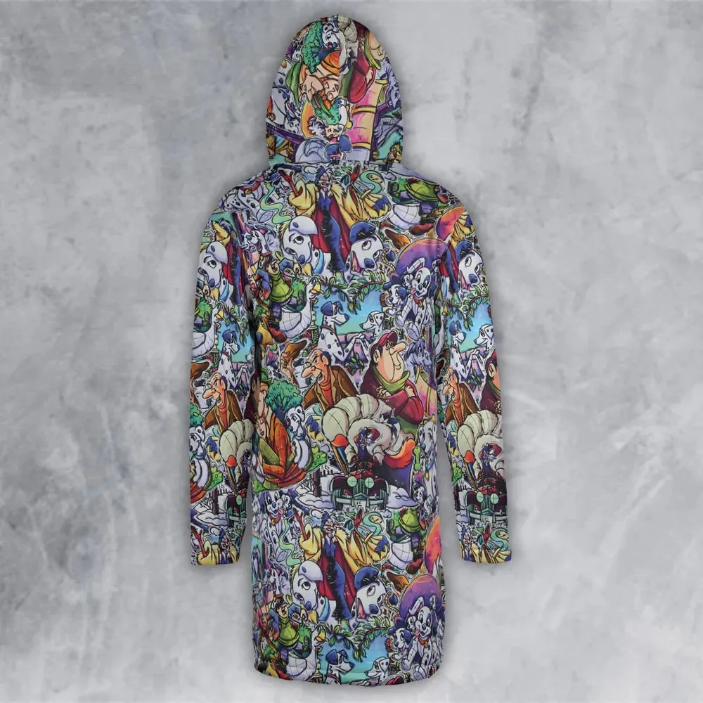 101 Dalmatians Main 90s Hooded Cloak Coat - 3