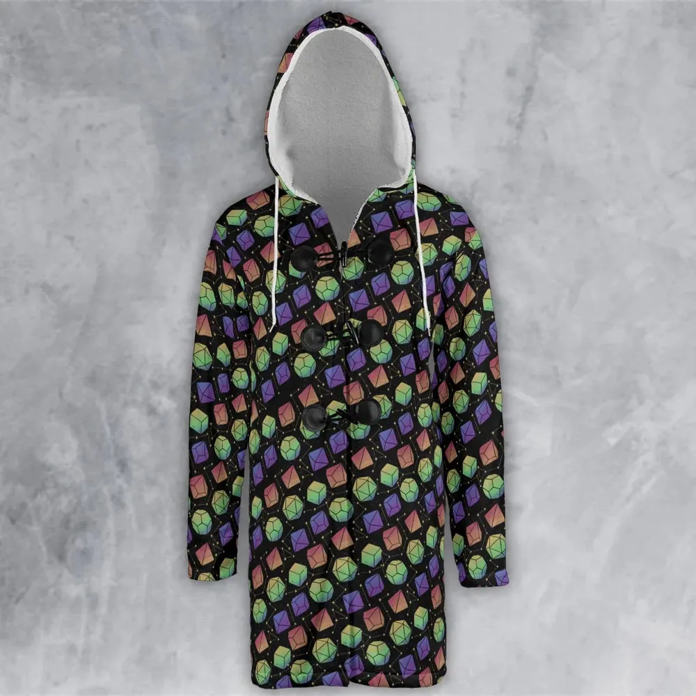 Rainbow Galaxy DnD Hooded Cloak Coat - 2