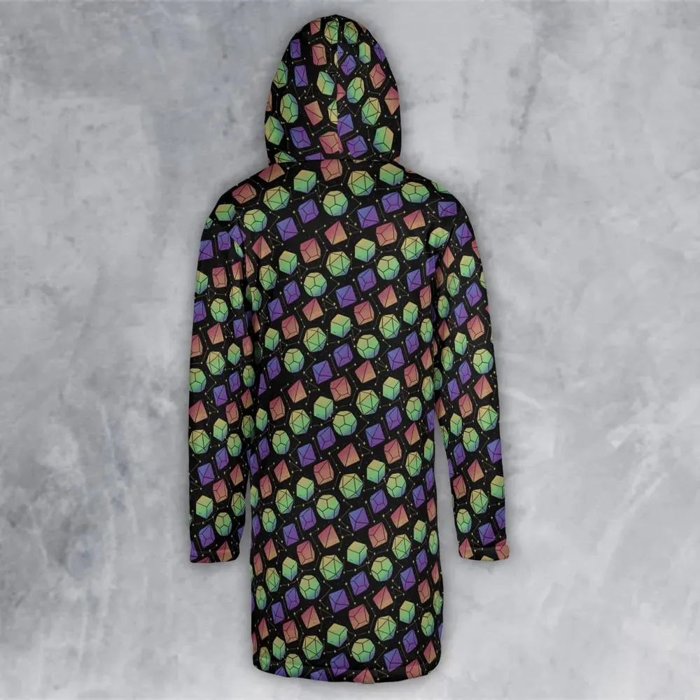 Rainbow Galaxy DnD Hooded Cloak Coat - 3