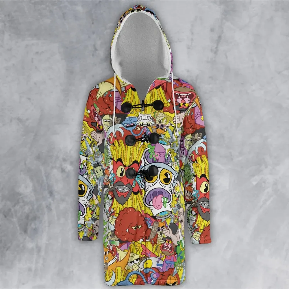 Pure Chaos Aqua Teen Hunger Force Hooded Cloak Coat - 2