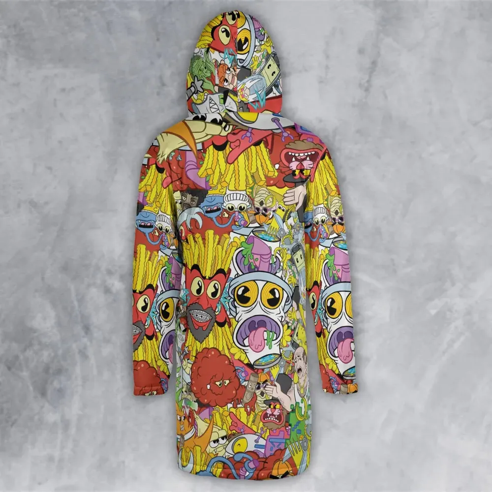 Pure Chaos Aqua Teen Hunger Force Hooded Cloak Coat - 3