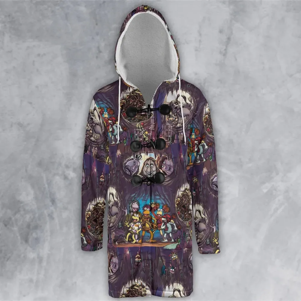 It's All Connected Fraggle Rock Hooded Cloak Coat - 2