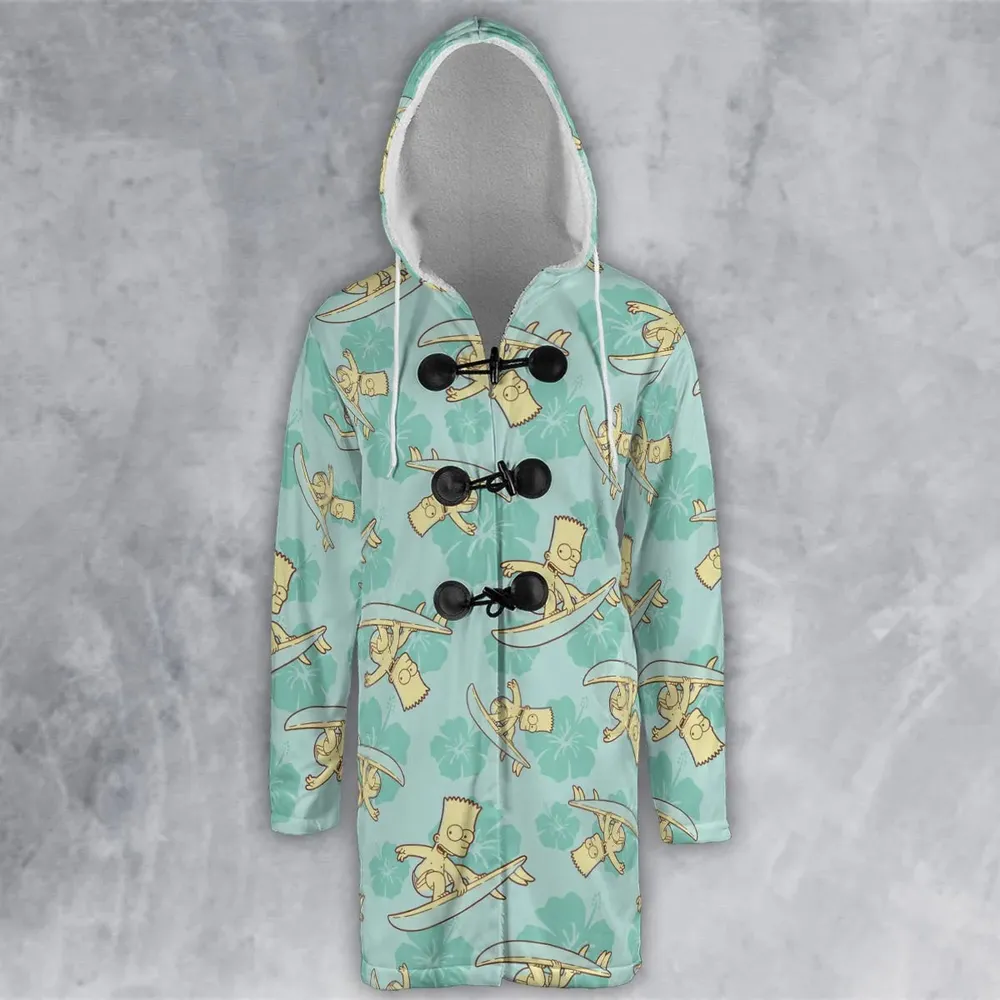 Surfing Simpsons The Simpsons Hooded Cloak Coat - 2
