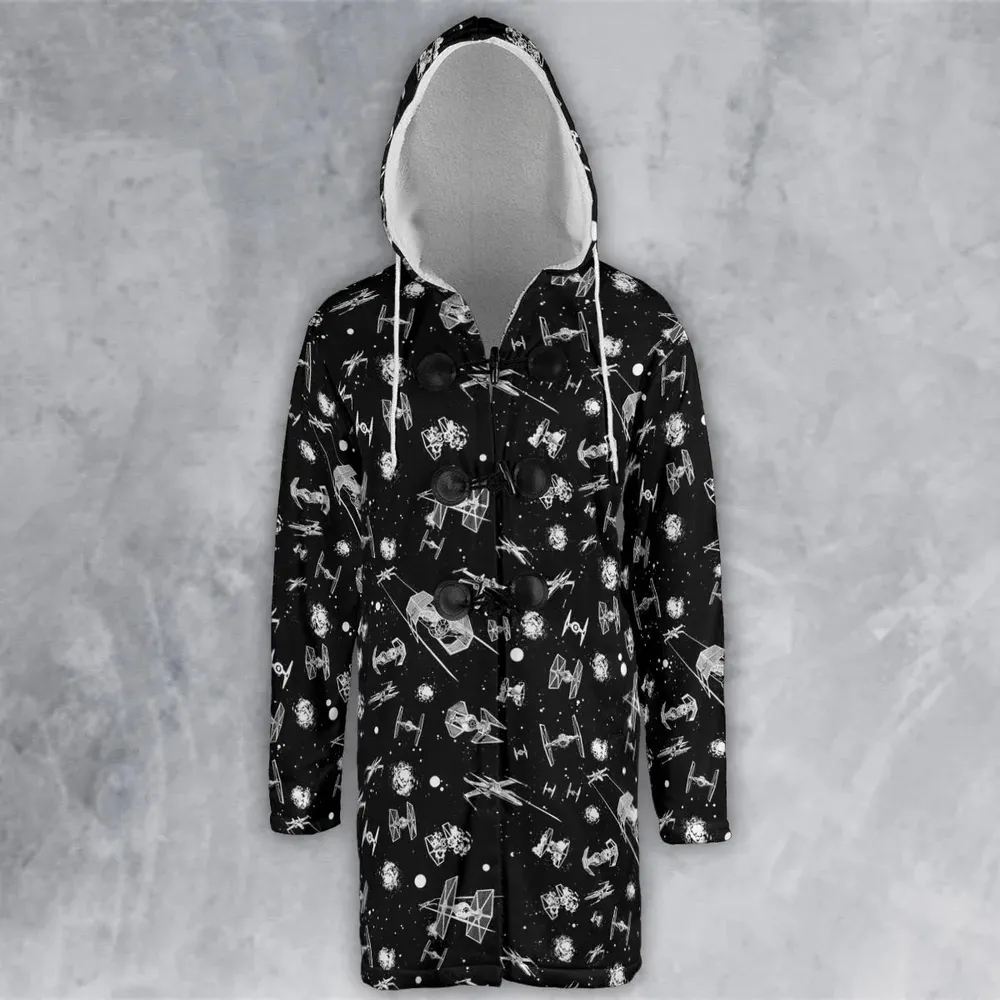 Space Ship Battle Star Wars Hooded Cloak Coat - 2