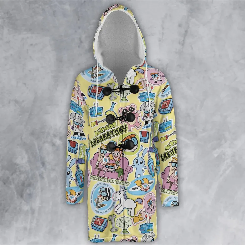 Dee Dee Mandark Dexter's Laboratory Funny Hooded Cloak Coat - 2