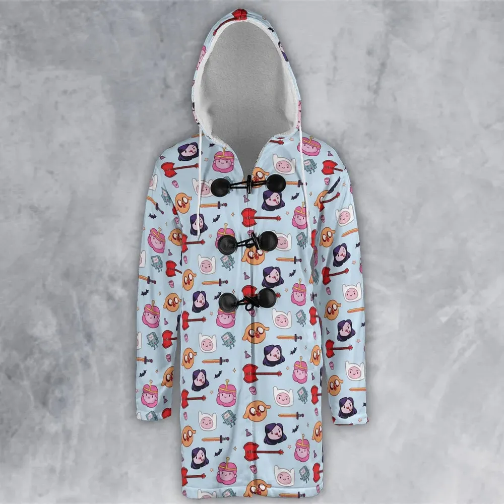 The Gang Adventure Time Hooded Cloak Coat - 2