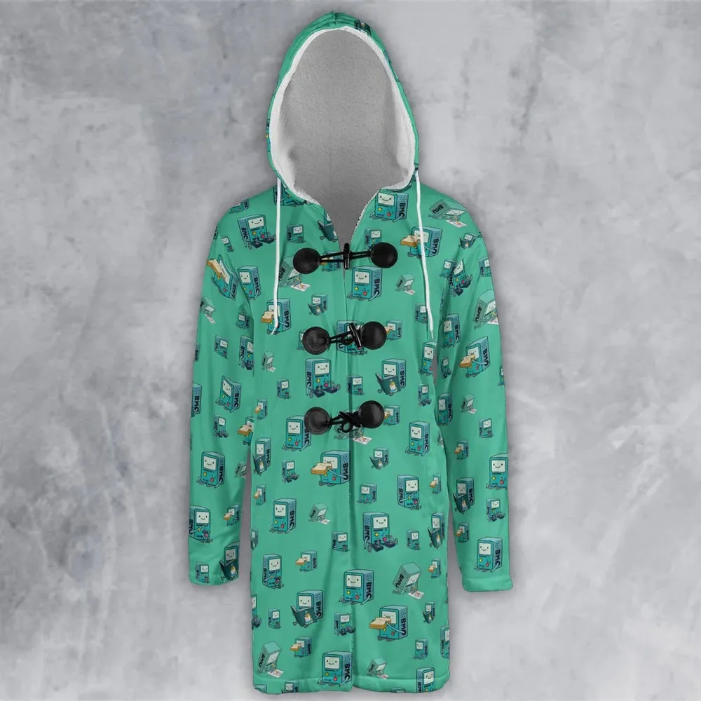 BMO World Adventure Time Hooded Cloak Coat - 2