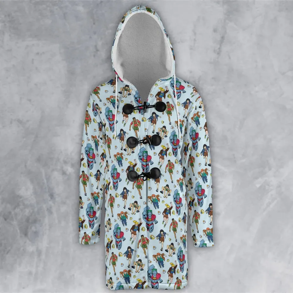 Save The Planet Captain Planet and the Planeteers Hooded Cloak Coat - 2