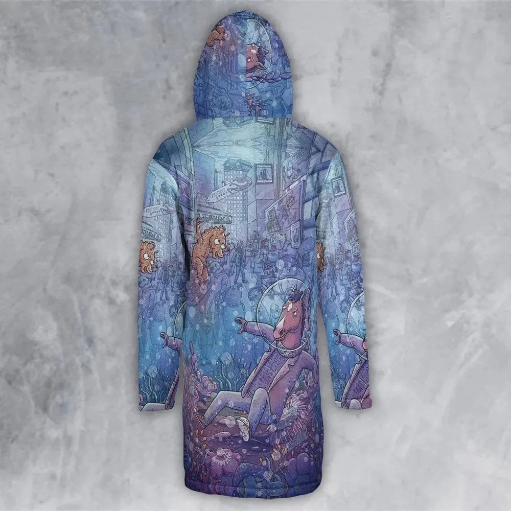 Bojack Horseman Hooded Cloak Coat - 3
